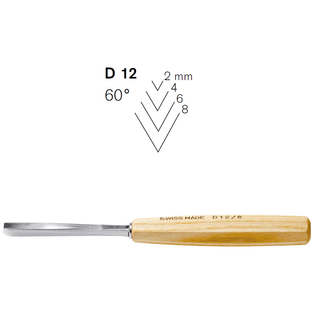 Gouges pour amateurs N°D12 - Pfeil. Fabriqué en Suisse