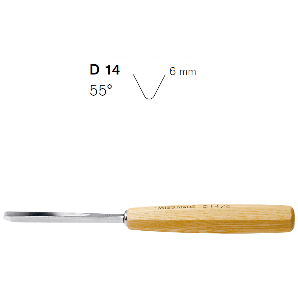 Gouges pour amateurs N°D14 - Pfeil. Fabriqué en Suisse