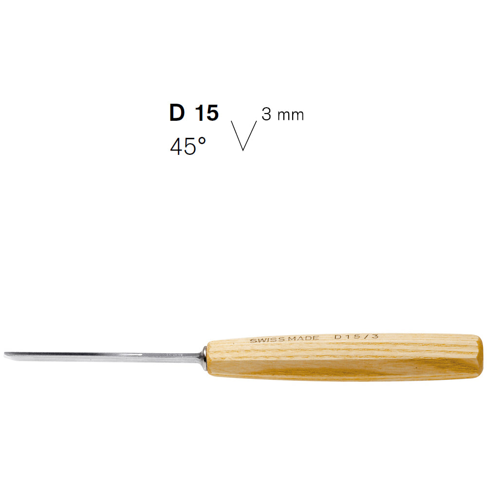 Gouges pour amateurs N°D15 - Pfeil. Fabriqué en Suisse