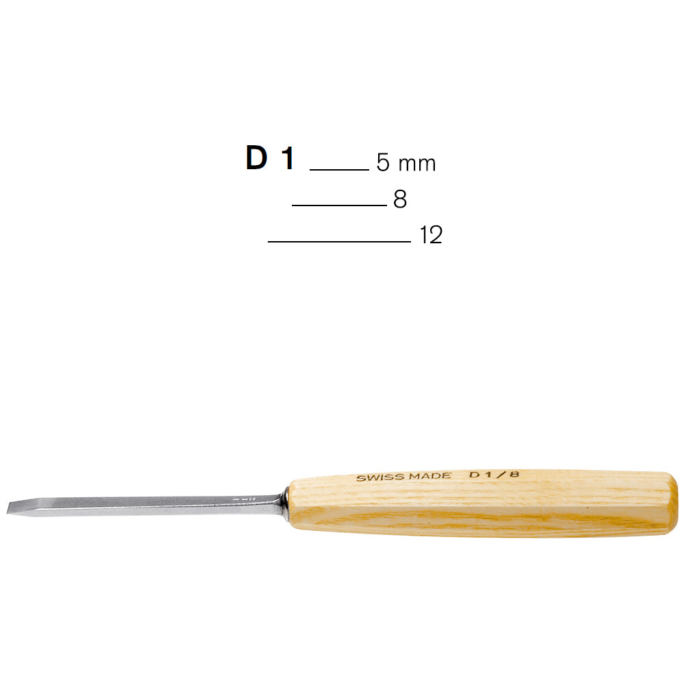 Gouges pour amateurs N°D1 - Pfeil. Fabriqué en Suisse