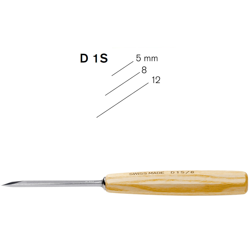 Gouges pour amateurs N°D1S - Pfeil. Fabriqué en Suisse
