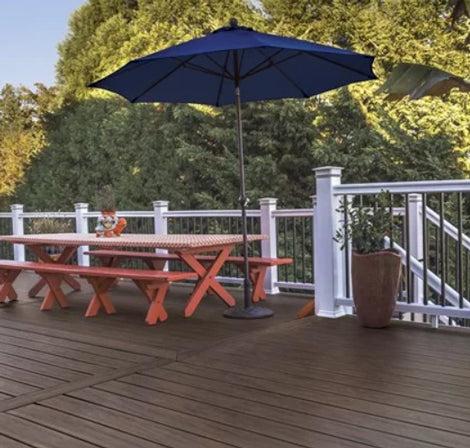 Fascia de terrasse en Composite 9/16" x 12" x 12' TimberTech Reserve - Dark Roast