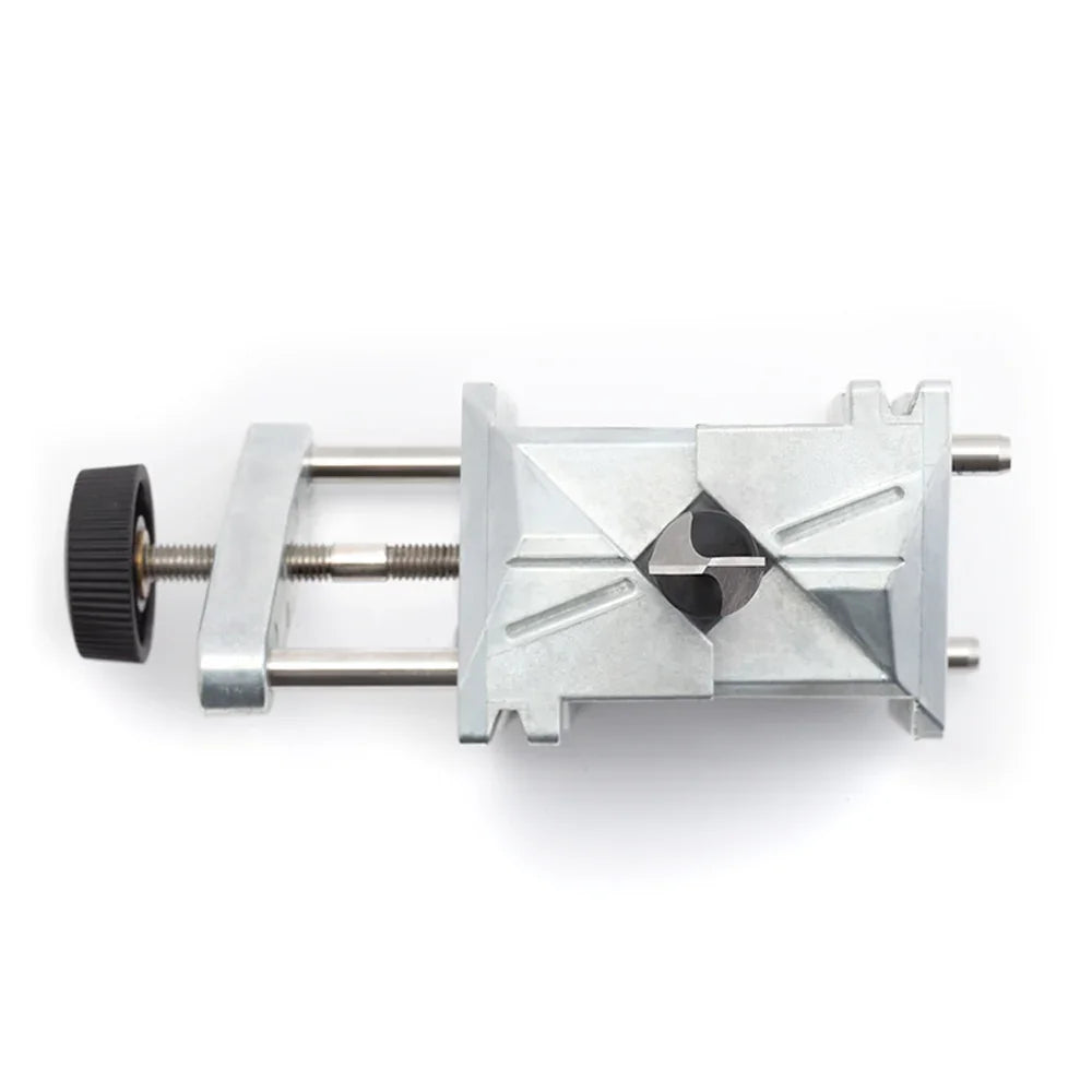 Étau d'angle en métal pour assemblage de bois, accessoire d'ébénisterie, fond blanc