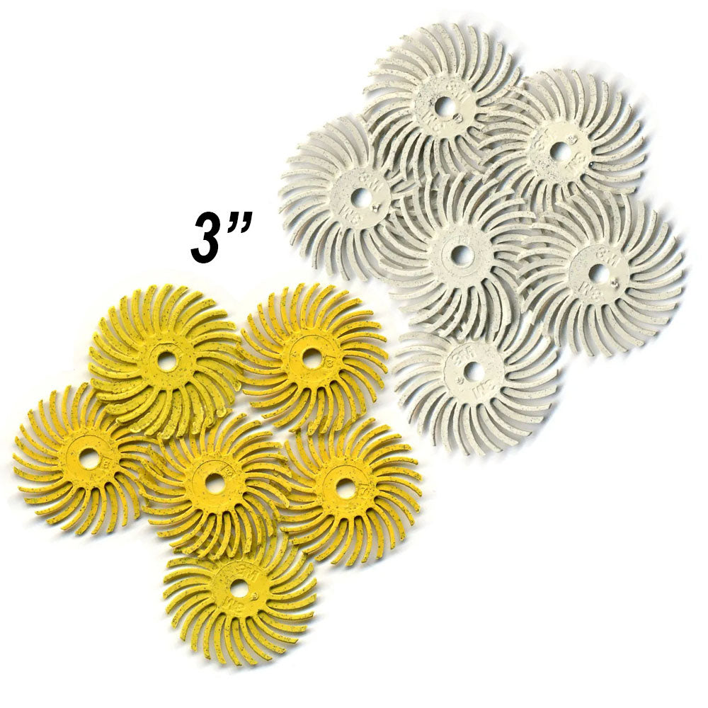 Disques à soies radiales 3" (6/pqt) - 3M
