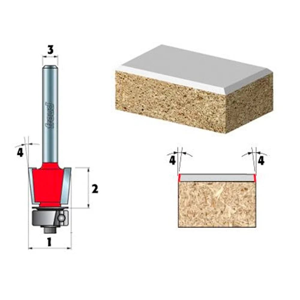 Beveled Trimming Router Bits - Freud