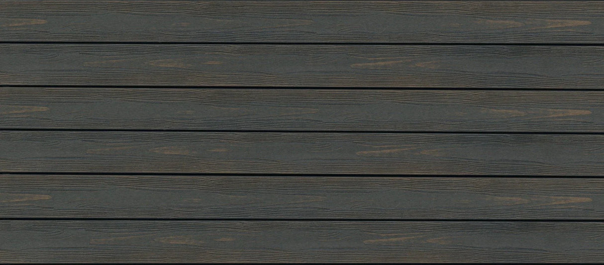Planche de terrasse rainurée en PVC 1"x6" (0,945"x5,5") Eva-Last Apex Plus - Carbonised Osage