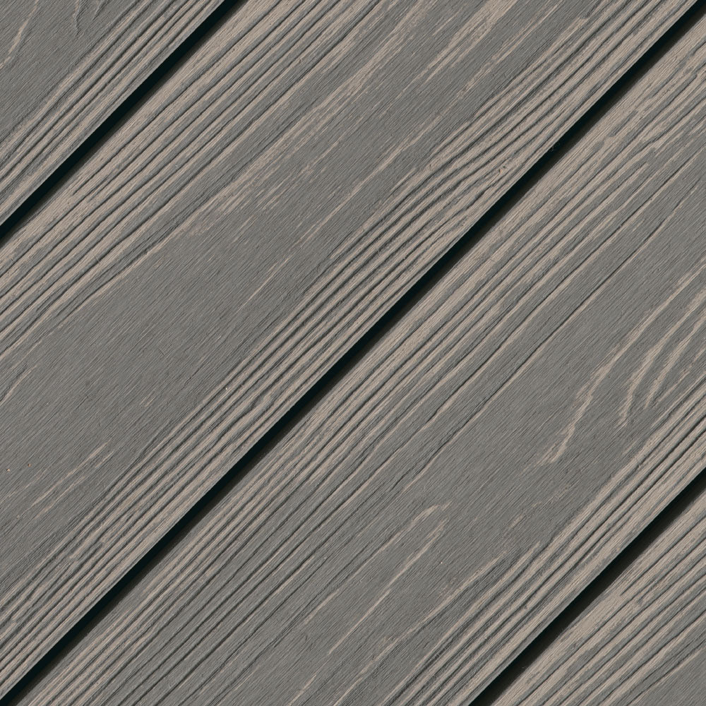 Planche de terrasse de départ en PVC 1"x6"x20' (0,945"x5,5"x20’) Eva-Last Apex Plus - Grey Slate