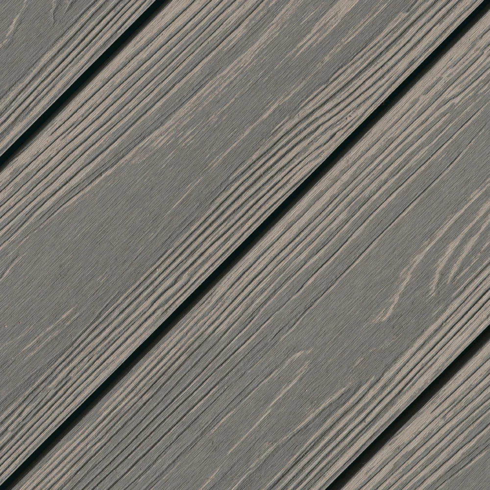 Contremarche de terrasse en PVC 1"x8"x12' (0,55"x7,24"x12’) Eva-Last Apex Plus - Grey Slate