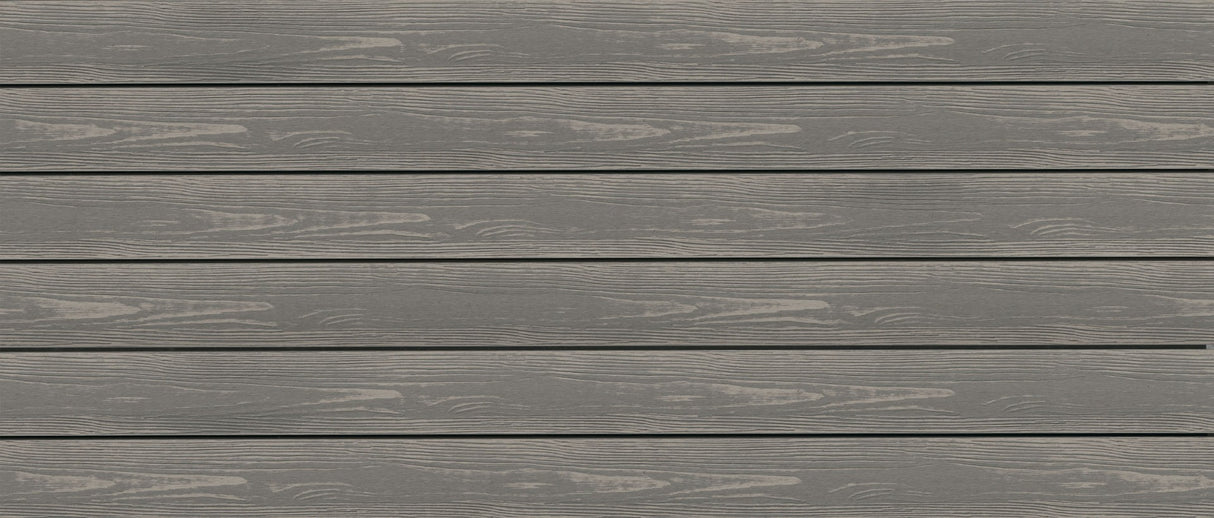 Planche de terrasse de départ en PVC 1"x6"x20' (0,945"x5,5"x20’) Eva-Last Apex Plus - Grey Slate