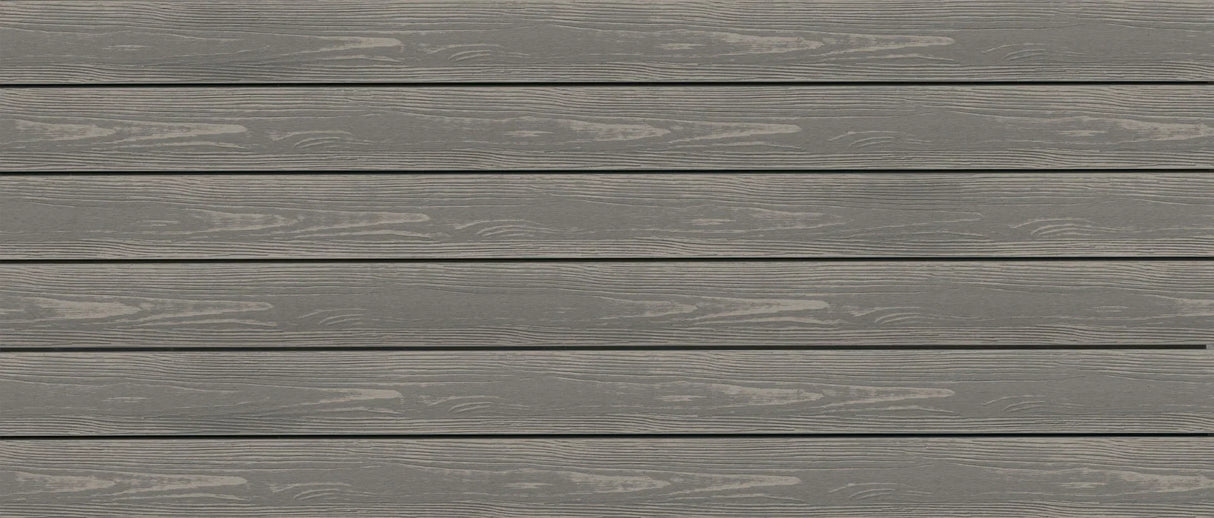 Contremarche de terrasse en PVC 1"x8"x12' (0,55"x7,24"x12’) Eva-Last Apex Plus - Grey Slate
