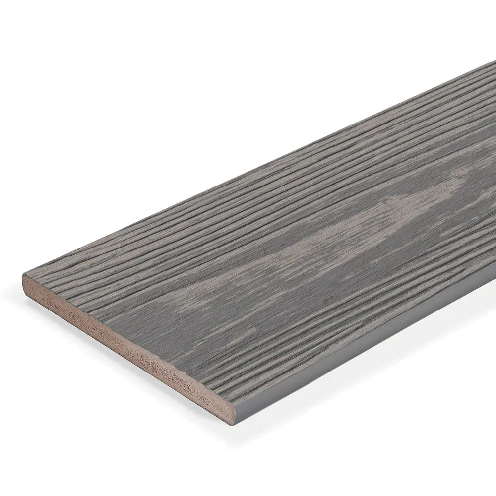 Fascia de terrasse en PVC 1"x12"x12' (0,63"x11,2"x12’) Eva-Last Apex Plus - Grey Slate