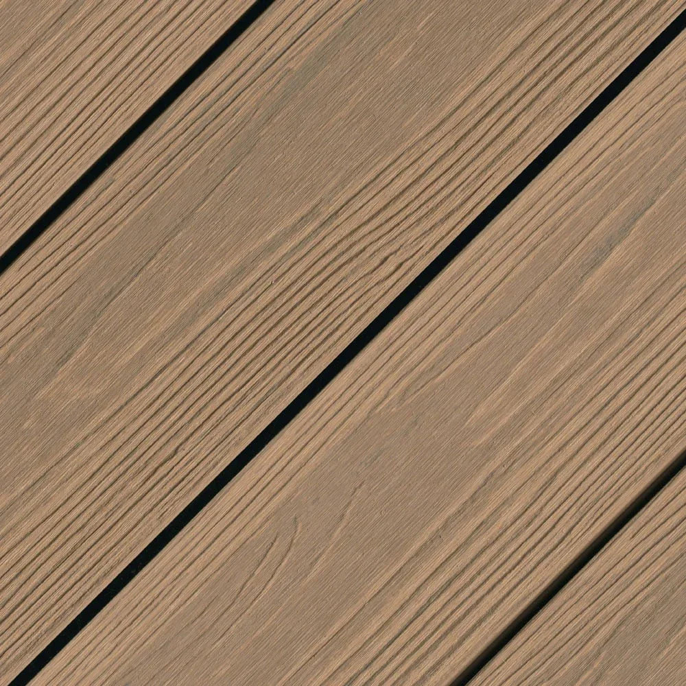 Planche de terrasse rainurée en PVC 1"x6" (0,945"x5,5") Eva-Last Apex Plus - Himalayan Cedar