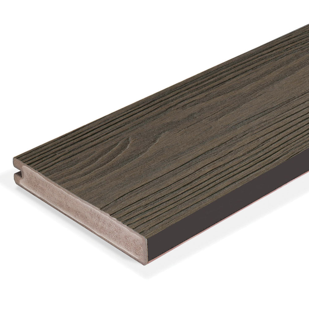 Starter Decking Board 1"x6"x20' (0,945"x5,5"x20’) Eva-Last PVC Apex Plus - Brazilian Teak