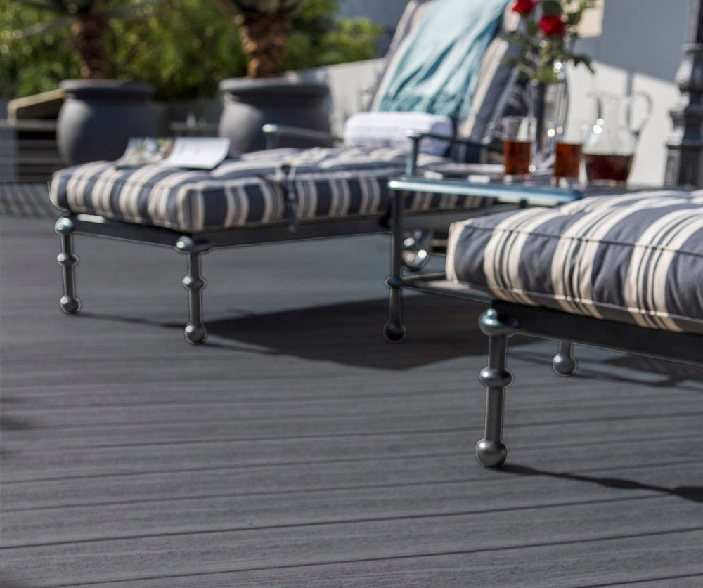 Grooved Decking Board 1"x6" (0,9"x5,35") Eva-Last Composite Infinity - Concrete Grey