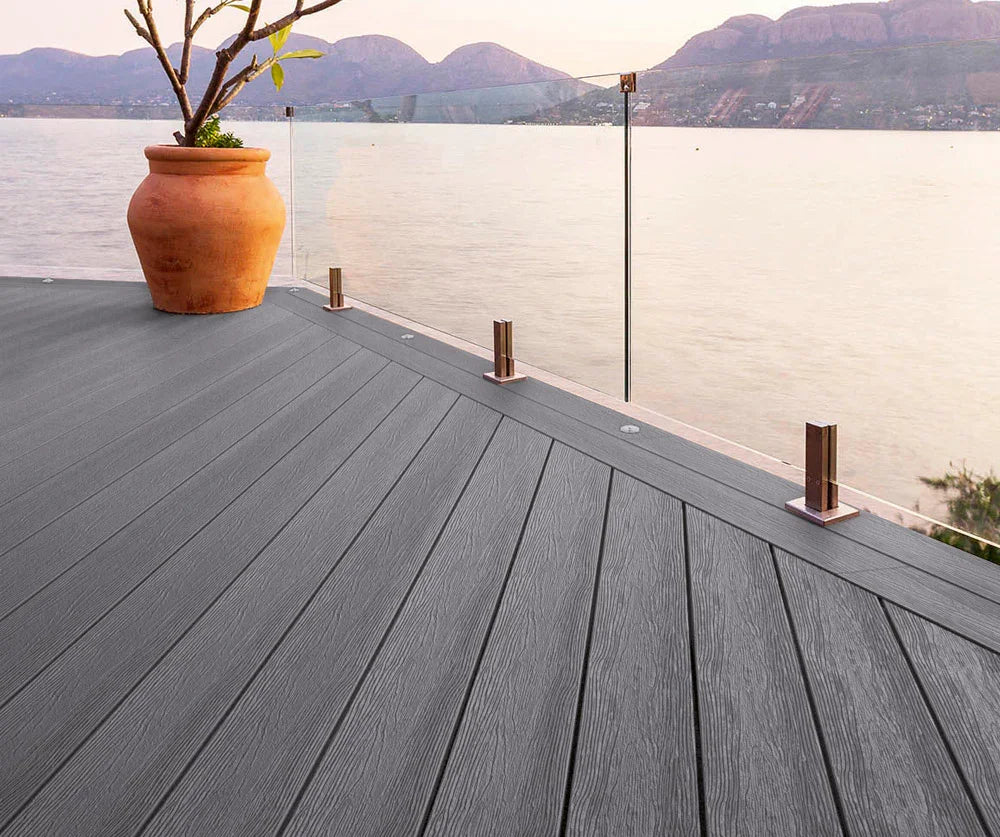 Fascia de terrasse en Composite 1"x12"x12' (0,7"x11,9"x12’) Eva-Last Infinity - Concrete Grey