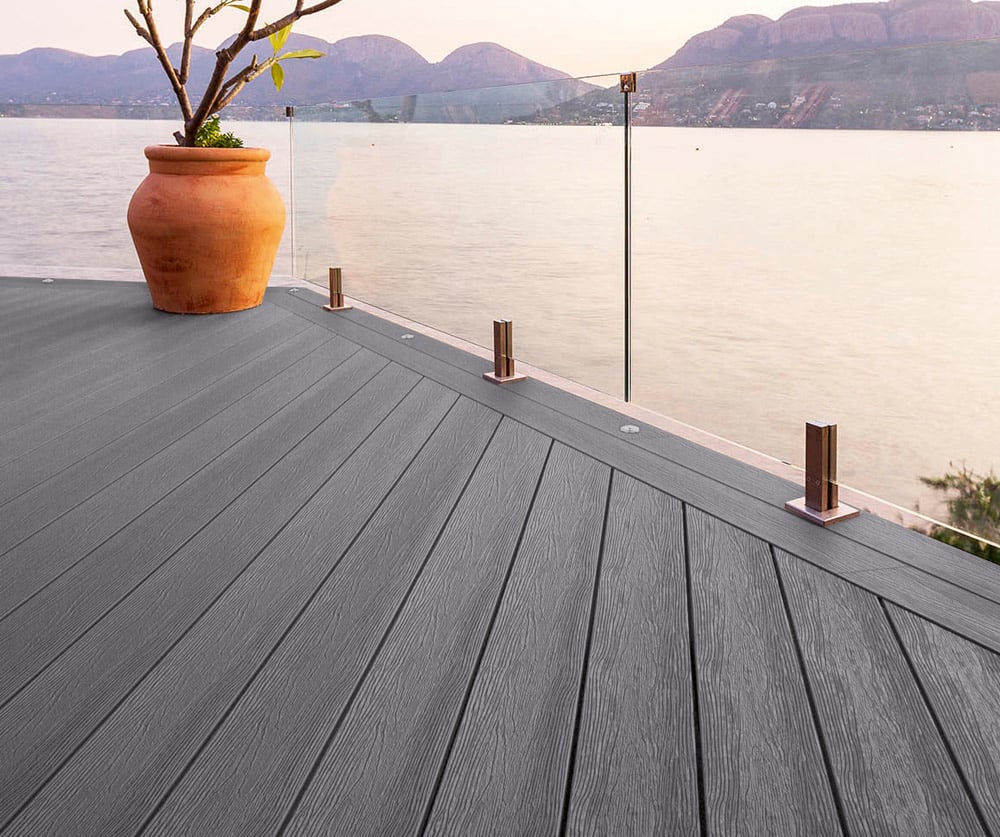 Grooved Decking Board 1"x6" (0,9"x5,35") Eva-Last Composite Infinity - Concrete Grey