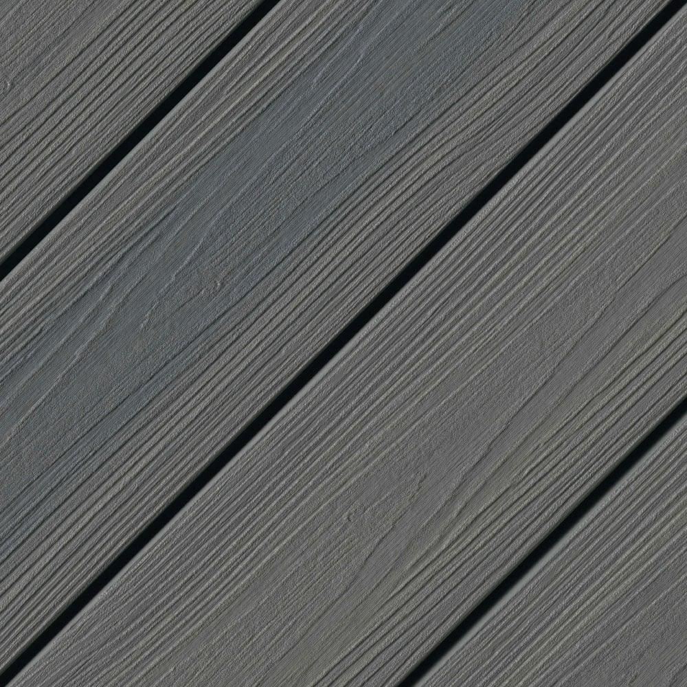Planche de terrasse rainurée en Composite 1" x 6" (0,9"x5,35") Eva-Last Infinity - Concrete Grey