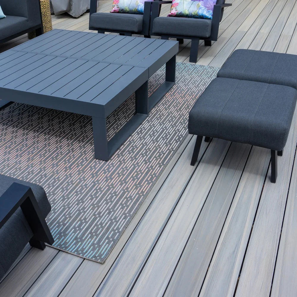 Contremarche de terrasse en Composite 1"x8"x12' (0,65"x7,24"x12’) Eva-Last Infinity - Carribean Coral
