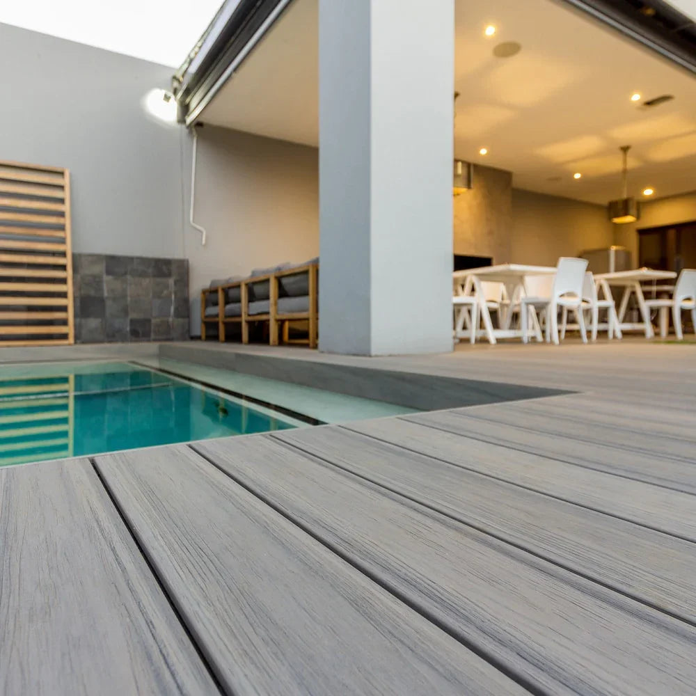 Fascia de terrasse en Composite 1"x12"x12' (0,7"x11,9"x12’) Eva-Last Infinity - Carribean Coral