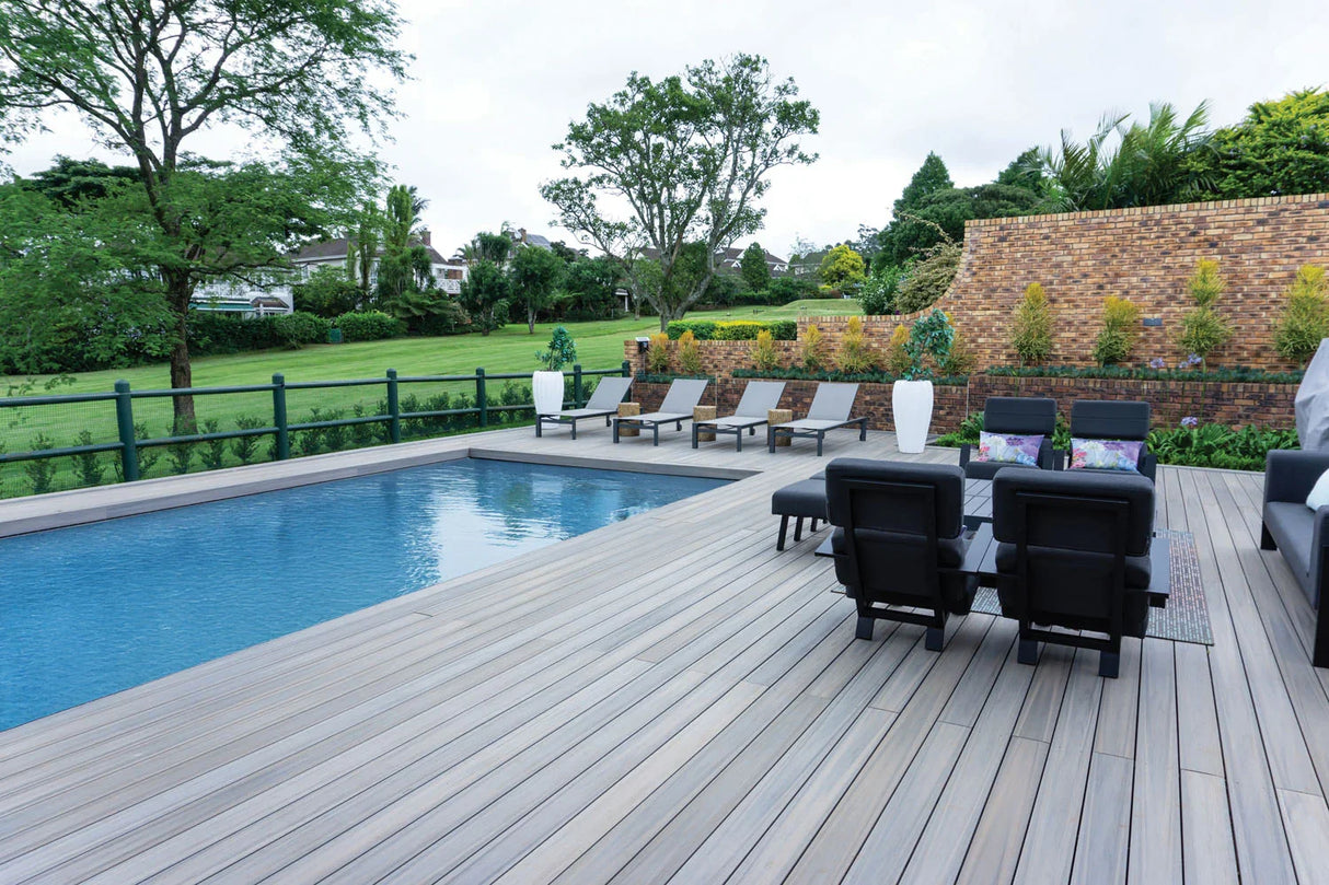 Fascia de terrasse en Composite 1"x12"x12' (0,7"x11,9"x12’) Eva-Last Infinity - Carribean Coral