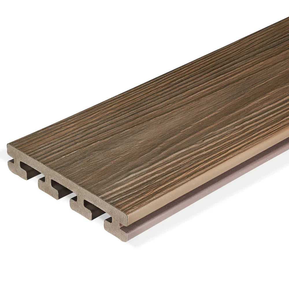 Grooved Decking Board 1"x6" (0,9"x5,35") Eva-Last Composite Infinity - Oasis Palm