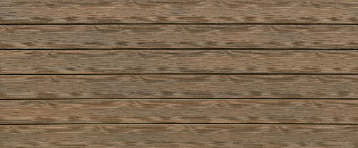 Planche de terrasse de départ en Composite 1"x6"x20' (0,9"x5,35"x20') Eva-Last Infinity - Oasis Palm