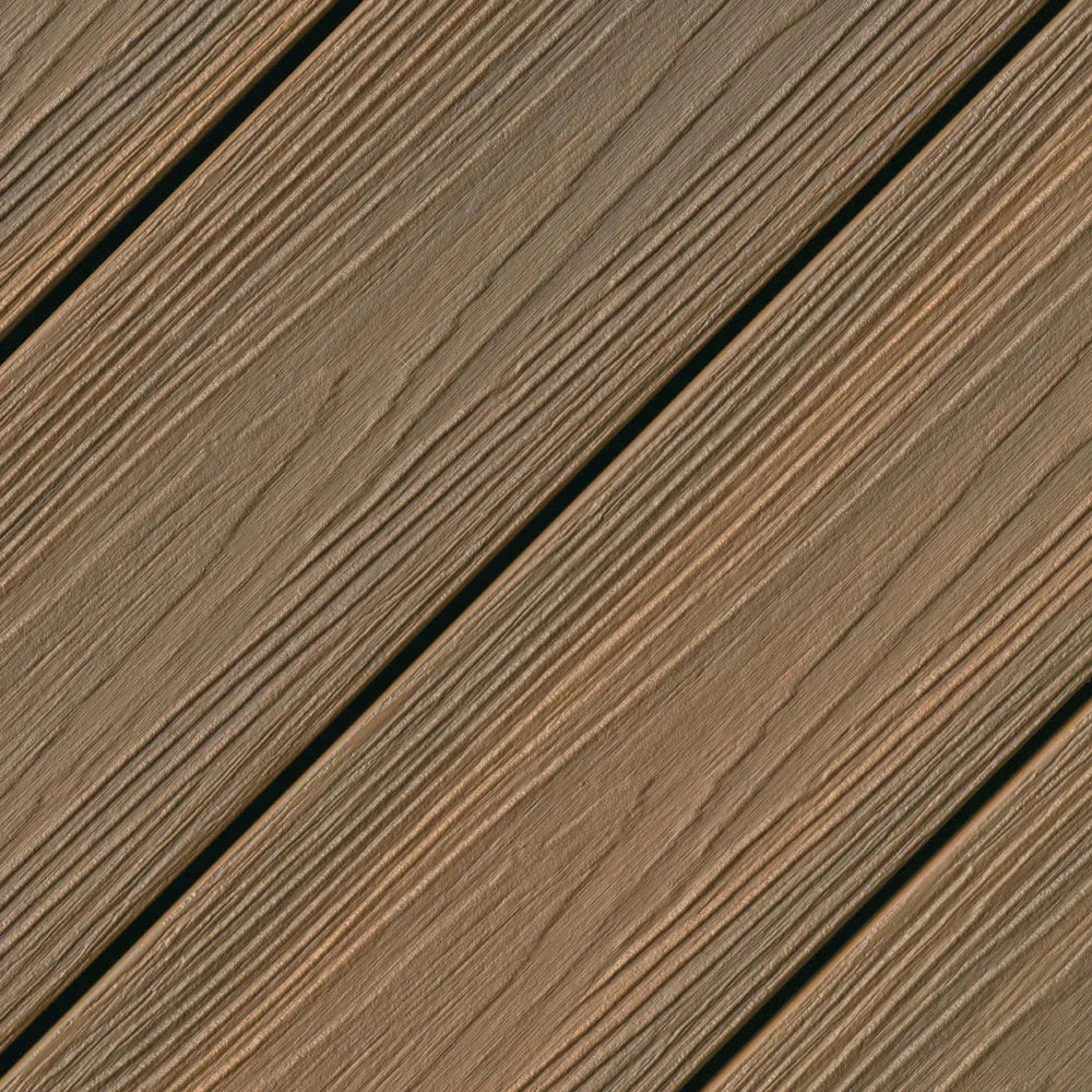 Planche de terrasse de départ en Composite 1"x6"x20' (0,9"x5,35"x20') Eva-Last Infinity - Oasis Palm