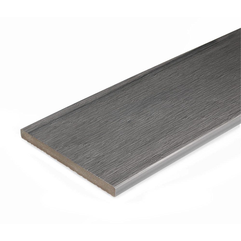 Contremarche de terrasse en Composite 1"x8"x12' (0,65"x7,24"x12’) Eva-Last Infinity - Concrete Grey