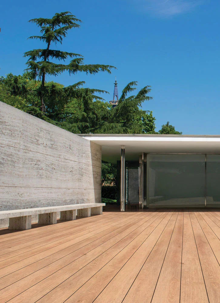 Fascia de terrasse en PVC 1"x10"x12' (0,59"x9,8"x12’) Eva-Last Pioneer - Barrel Oak