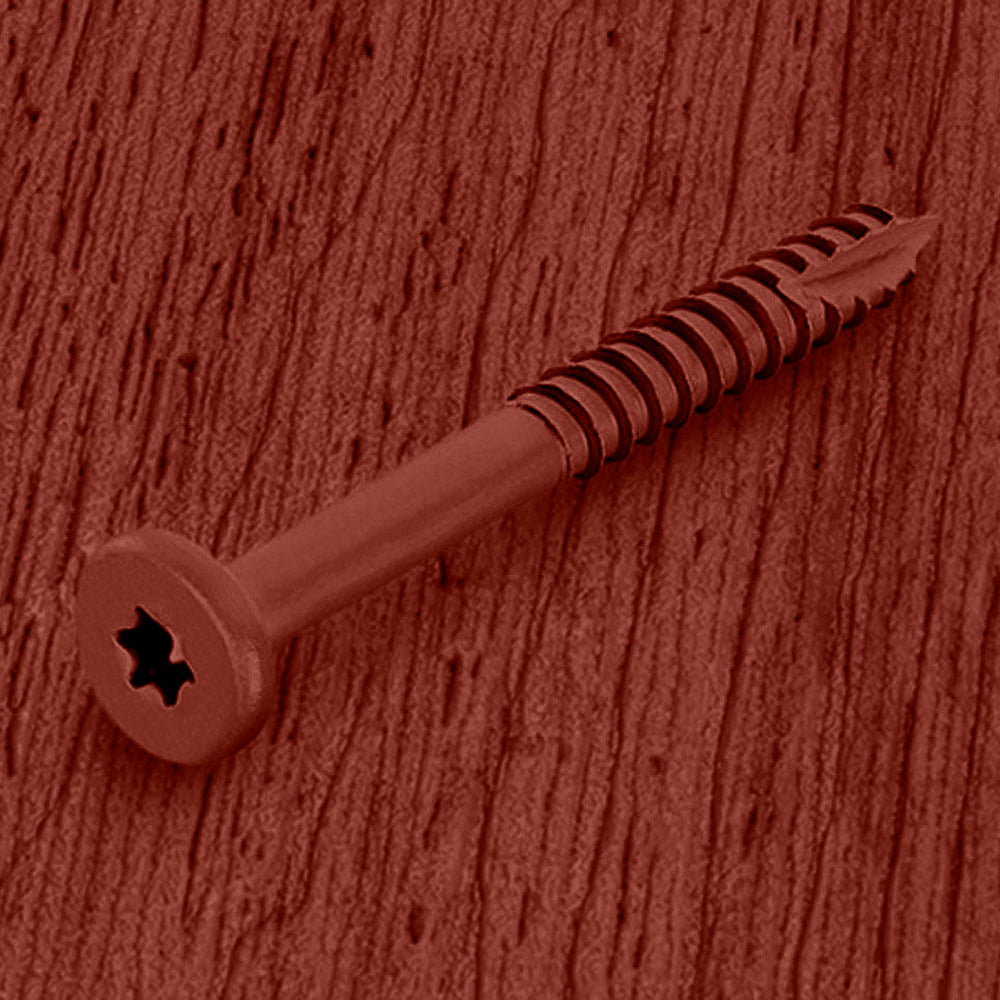 Vis carbone/époxy pour fascia 1-7/8" - #9 (100/pqt) - Mahogany #82