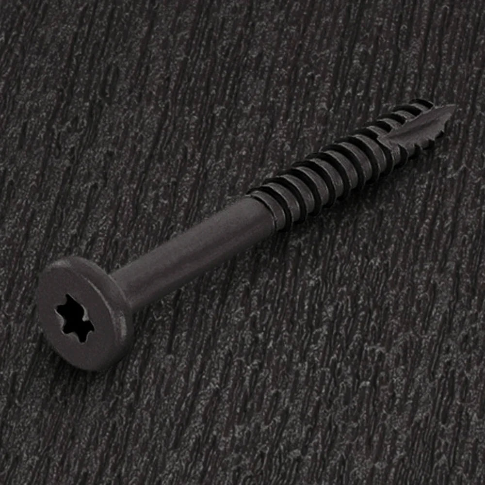 Fascia screw carbon/epoxy 1 7/8’’-#9 (100 pieces) - Black #38