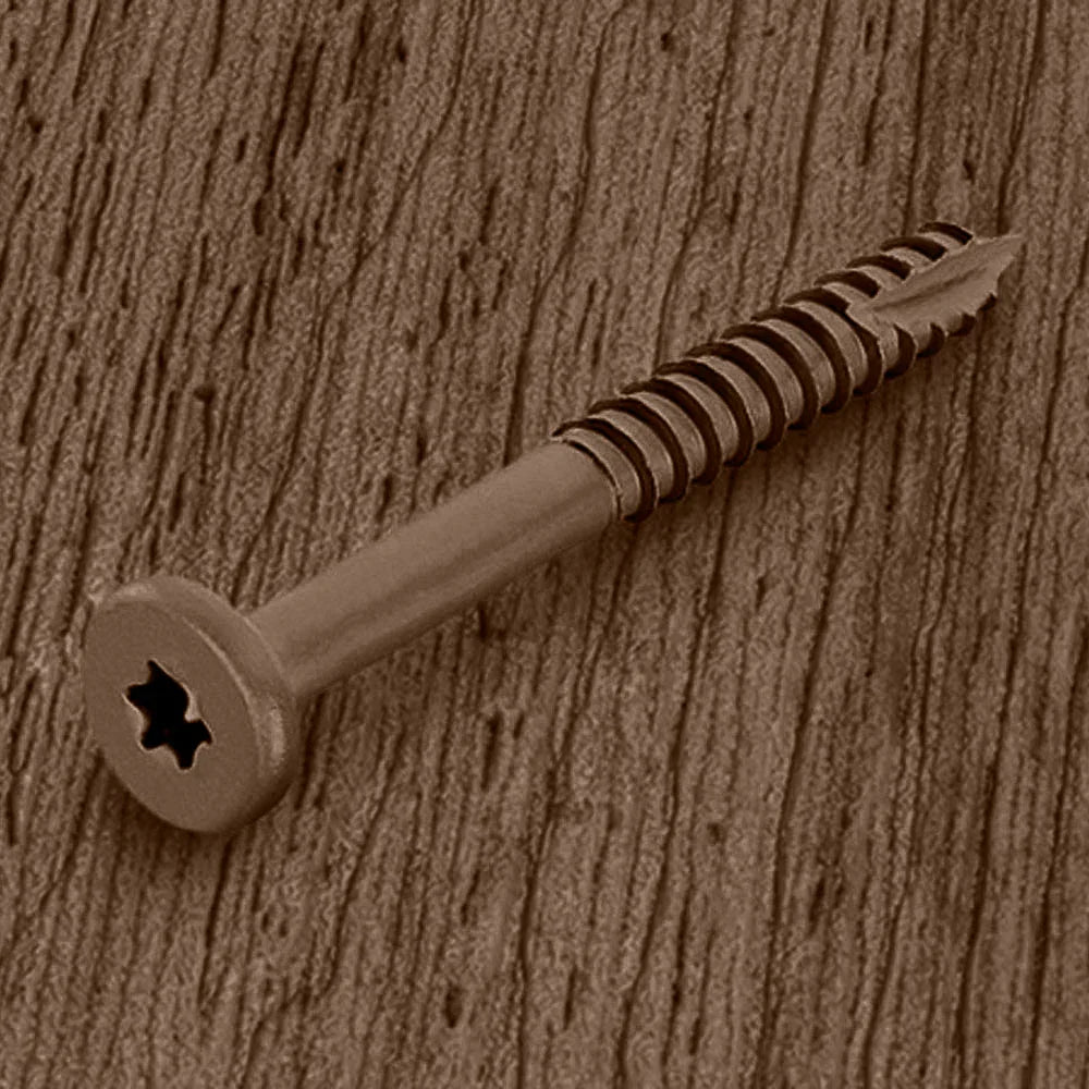 Vis carbone/époxy pour fascia 1-7/8" - #9 (100/pqt) - Sand #64