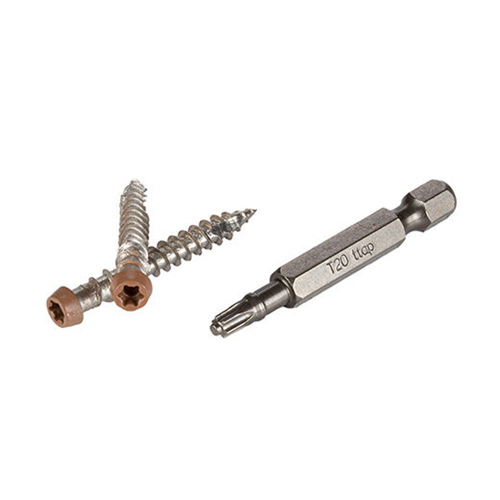 TopLoc Screws for Fascia - 1 5/8" (100/pkg - 30 Ln.ft) - TAN