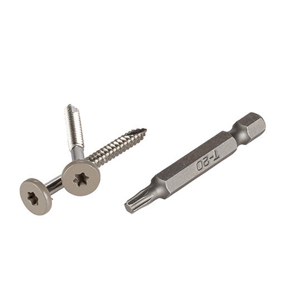 TopLoc Screws for Fascia & Riser 1 7/8" (100/pkg - 80 Ln.ft.) - GRAY