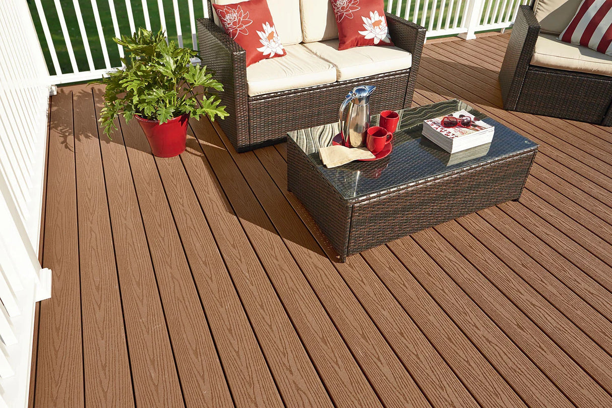 Square Decking Board 1"x6"x20' Fiberon Composite Good Life Weekender - Cabin