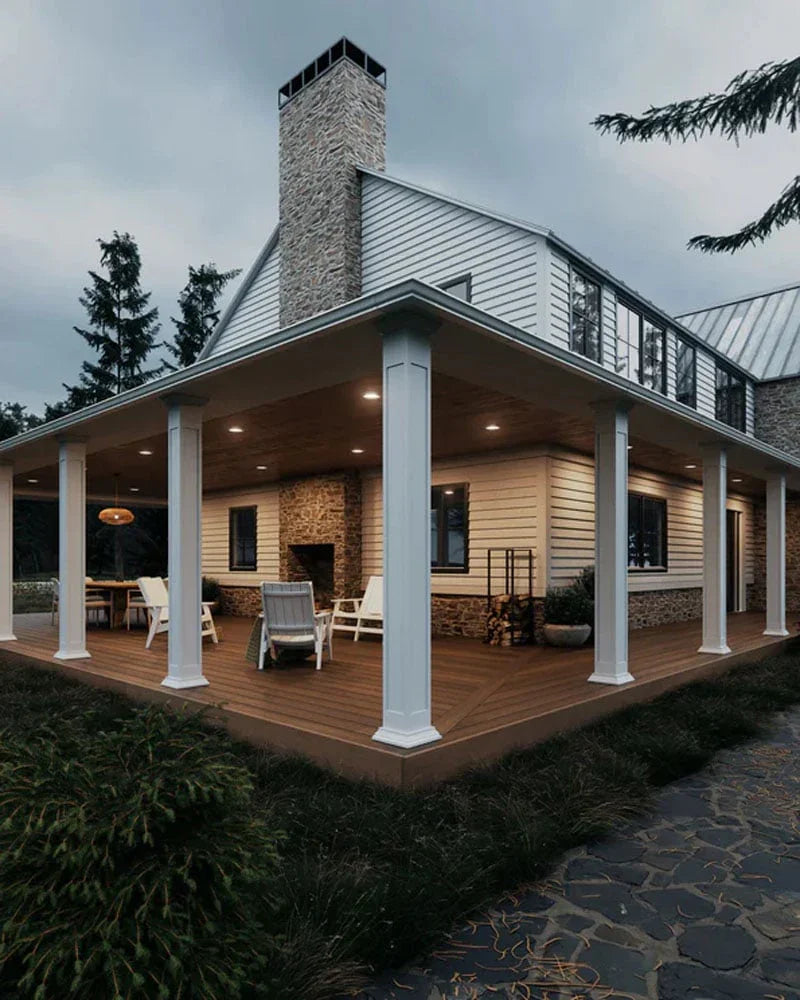 Grooved Decking Board 1"x6" Fiberon Composite Concordia Astir - Mountain Ash