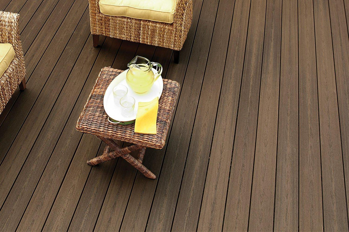 Grooved Decking Board 1"x6" Fiberon Composite Sanctuary - Espresso