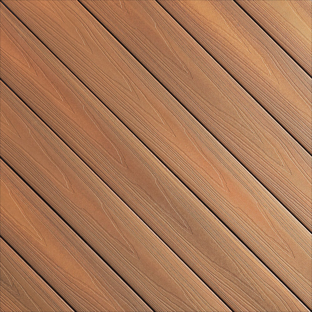 Contremarche de terrasse en Composite 3/4" x 7 1/4" x 12' Fiberon Concordia Horizon - Ipé