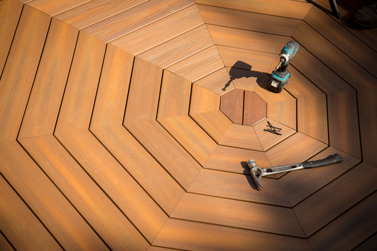 Fascia de terrasse en Composite 3/4"x11 1/4"x12' Fiberon Concordia Horizon - Ipé