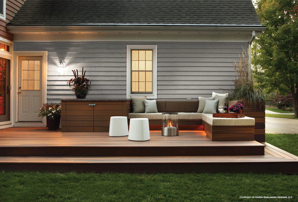 Contremarche de terrasse en Composite 3/4" x 7 1/4" x 12' Fiberon Concordia Horizon - Ipé