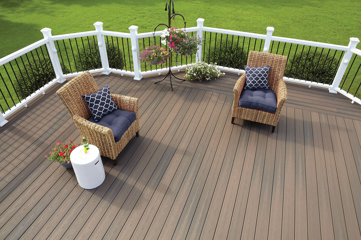 Fascia de terrasse en Composite 3/4"x11 1/4"x12' Fiberon Sanctuary - Latte