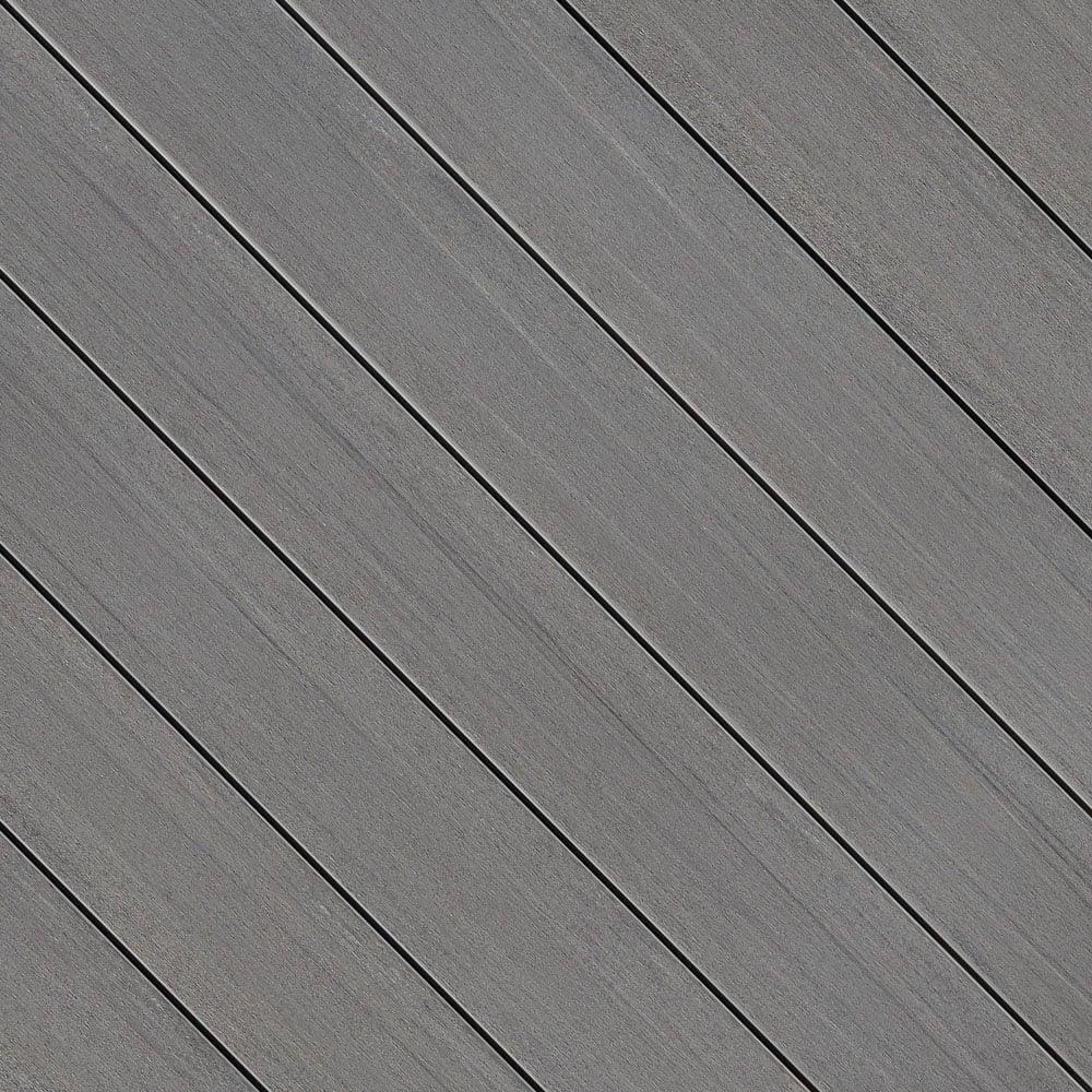 Planche de terrasse rainurée en PVC 1" x 6" Fiberon Promenade - Moonlit Cove