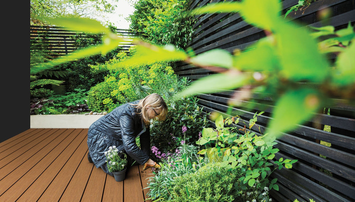 Grooved Decking Board 1"x6" Fiberon Composite Sanctuary - Moringa