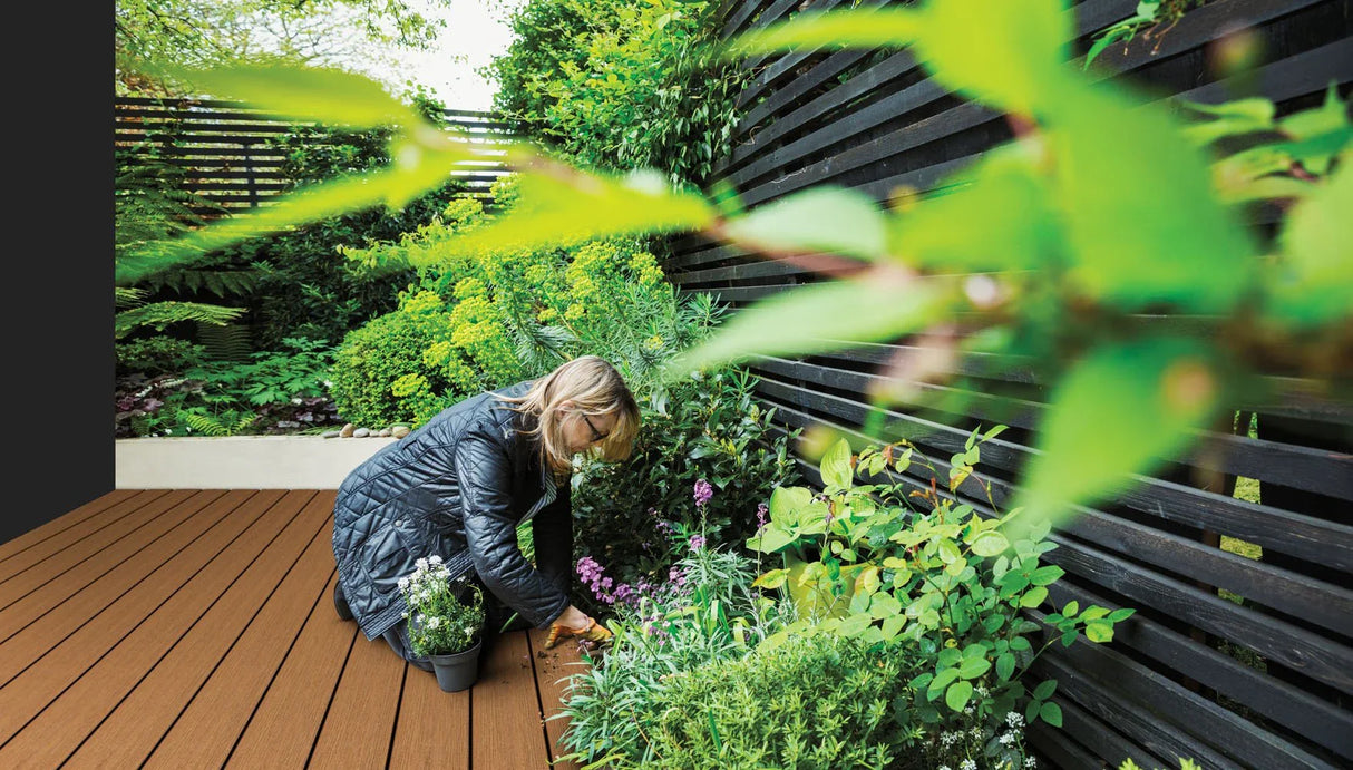 Grooved Decking Board 1"x6" Fiberon Composite Sanctuary - Moringa