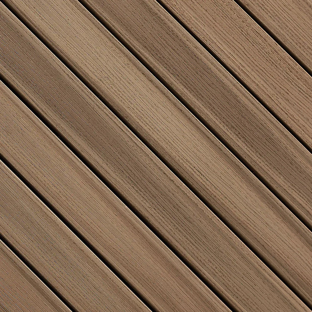 Square Decking Board 1"x6"x20' Fiberon PVC Paramount - Brownstone