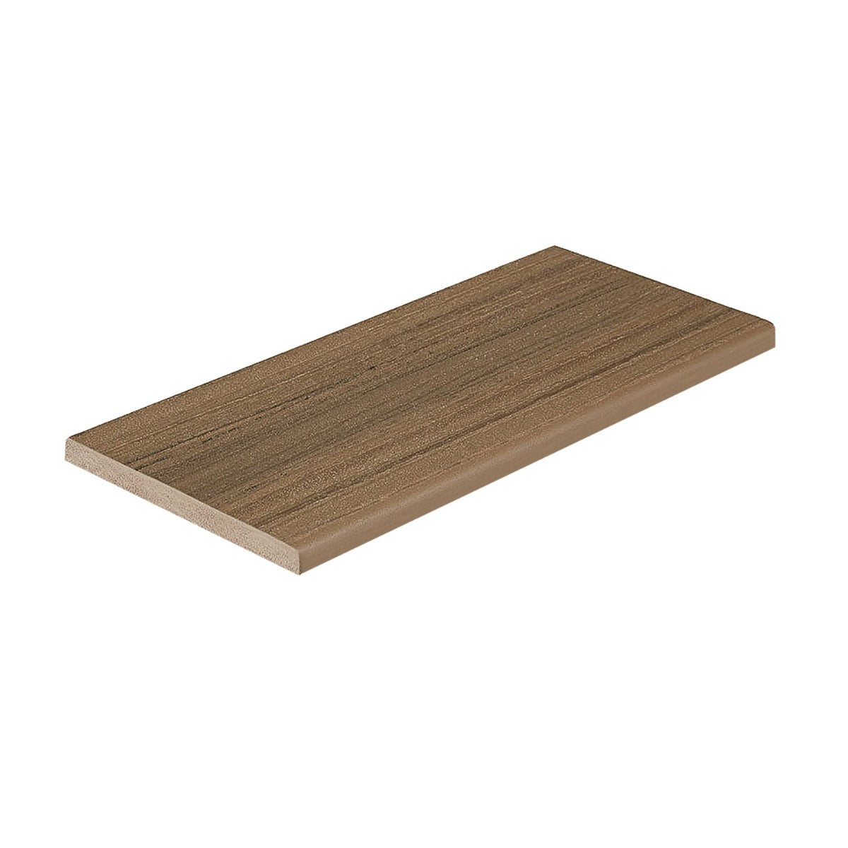 Fascia 1/2" x 11 3/4" x 12' Fiberon PVC Paramount - Brownstone