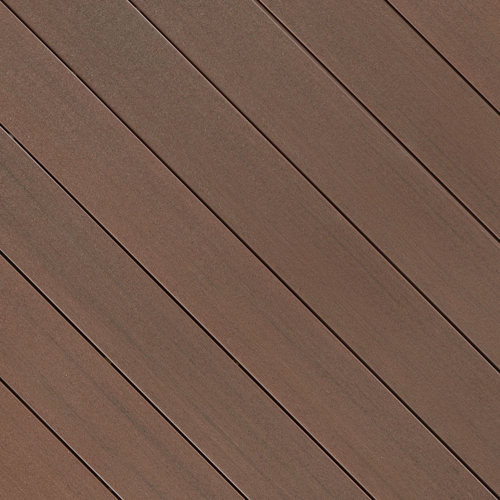 Planche de terrasse rainurée en PVC 1" x 6" Fiberon Promenade - Russet Dune