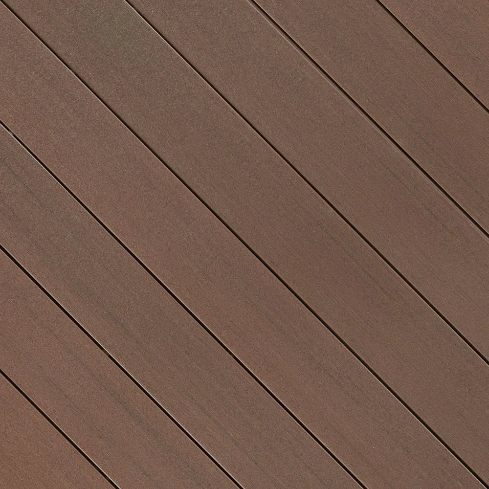Planche de terrasse rainurée en PVC 1" x 6" Fiberon Promenade - Russet Dune