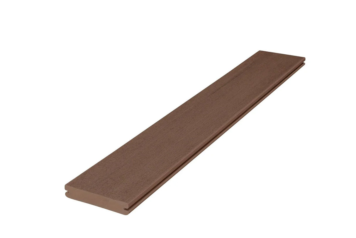 Planche de terrasse rainurée en PVC 1" x 6" Fiberon Promenade - Russet Dune