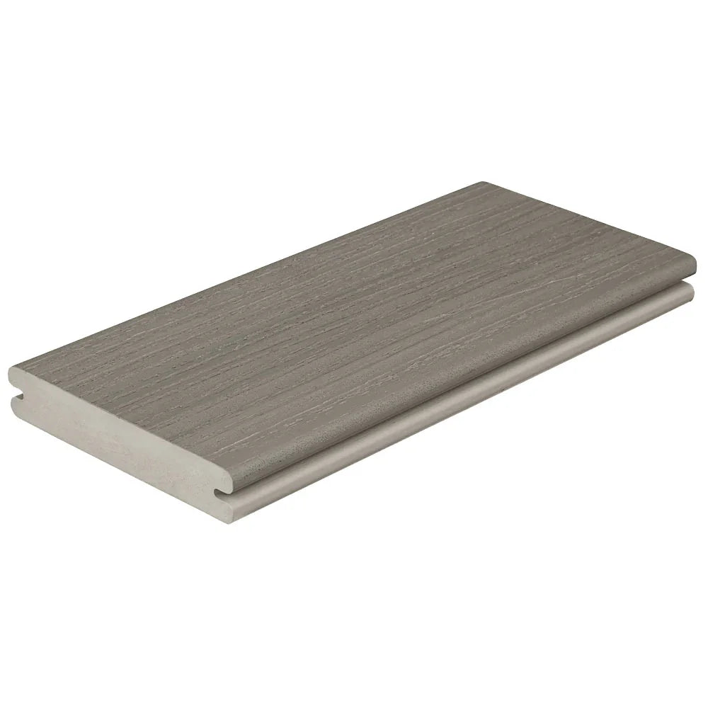 Planche de terrasse rainurée en PVC 1" x 6" Fiberon Paramount - Sandstone